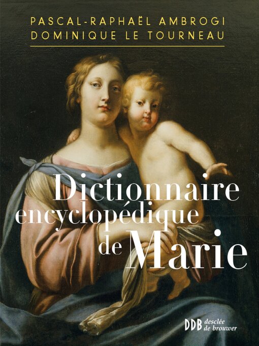Cover image for Dictionnaire encyclopédique de Marie